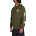 Salty Crew Tippet Shores Hood Fleece  Army Men's