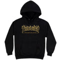 Thrasher Flame Logo Hoodie Men's Black/Yellow