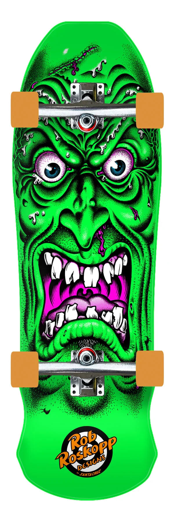 Santa Cruz Roskopp Face Green Reissue Cruiser Complete