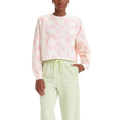 Levis Laundry Day Cropped Begonia Pink Sweatshirt