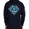 Salty Crew Tippet Shores Hood Fleece Navy Men's