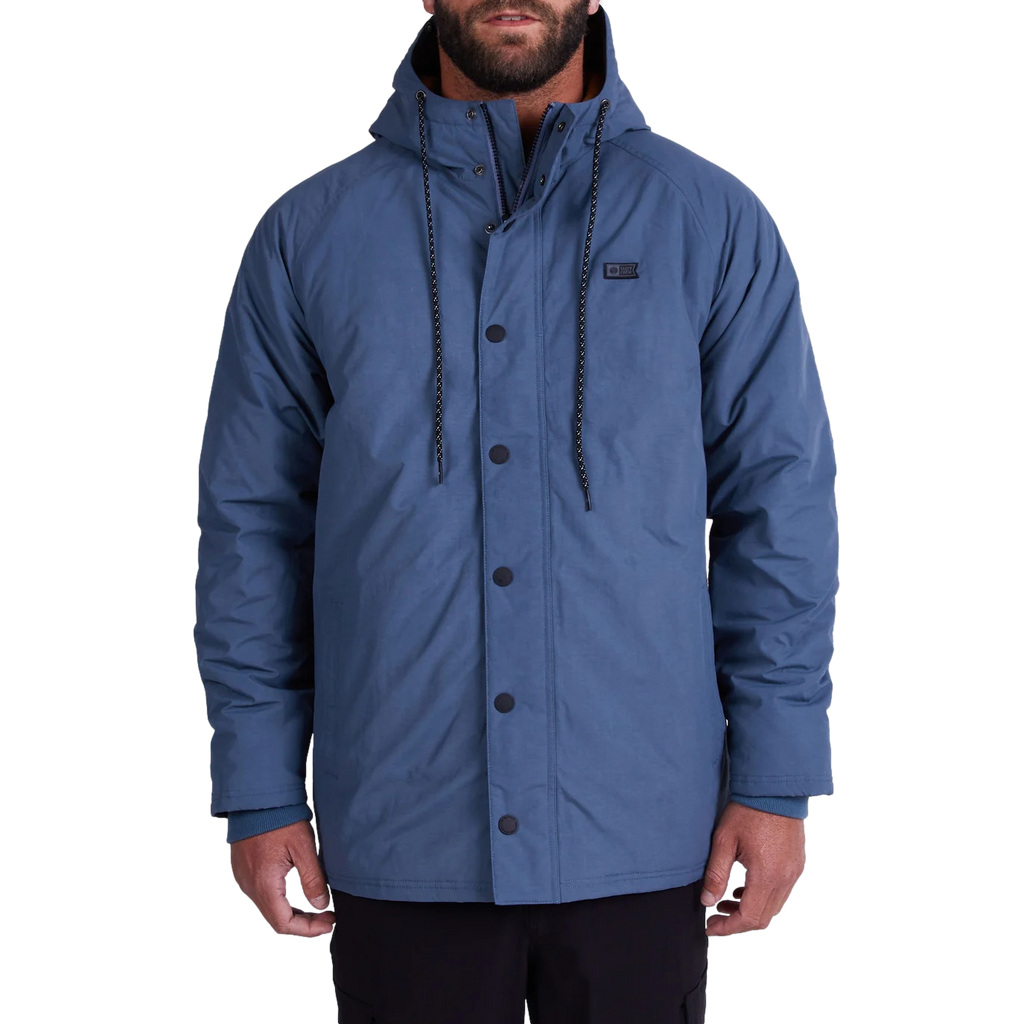 Salty Crew Long Shore Dark Slate Parka Jacket