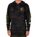 Salty Crew Men's Bruce Fleece Hoodie Black Camo Men's