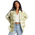 Billabong Let It Go Flannel Womens Green