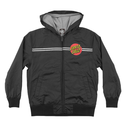 Santa Cruz Classic Dot Winbreaker Youth Black