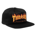Thrasher Flame Embroidered Snapback Hat