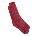 Santa Cruz Broken Dot Crew Socks Mens Red