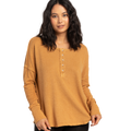 BILLABONG New Anyday Womens Henley Top