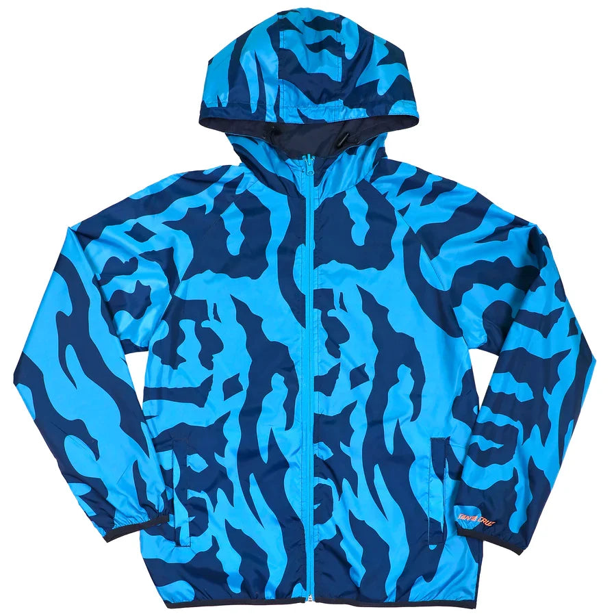 Santa Cruz Obscure Dot Reversible Men's Hooded Windbreaker Jacket
