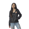 Santa Cruz Other Dot Hooded Windbreaker Jacket Womens Black