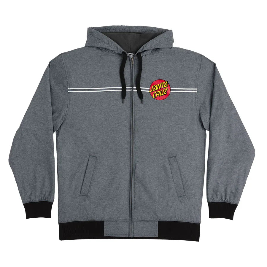 Santa Cruz Dot Hooded Windbreaker Jacket