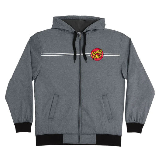 Santa Cruz Dot Hooded Windbreaker Jacket