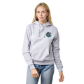 Santa Cruz Wave Dot P/O Hooded Relaxed Sweatshirt Womens Grey