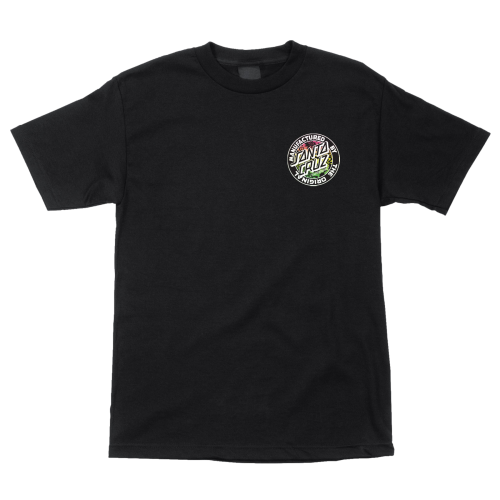 Santa Cruz Acidic MFG Dot Black Tee