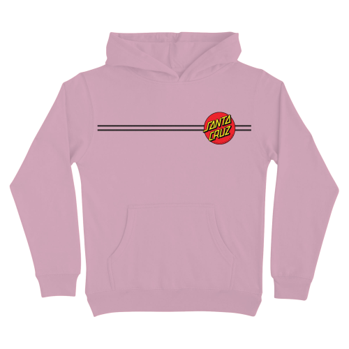 Santa Cruz Classic Dot Hoodie Youth Pink