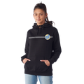 Santa Cruz Other Dot P/O Hooded Midweight Sweatshirt Womens Black w/Yellow