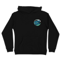 Santa Cruz Boys Wave Dot Black Hoodie