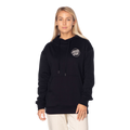 Santa Cruz Dark Arts P/O Hooded Lt Wt Boyfriend Sweatshirt Womens Black