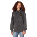Santa Cruz Wave Dot P/O Hooded Relaxed Long Sweatshirt Womens Black Mineral Wash