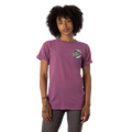 Santa Cruz Wave Dot T-Shirt Womens Purple Plum Raisin