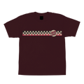 Santa Cruz Infinite Ringed Dot T-Shirt Youth  Maroon