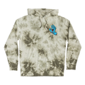 Santa Cruz Screaming Hand P/O Hooded Heavyweight Sweatshirt Mens Olive Tie Dye