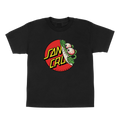 Santa Cruz Beware Dot T-Shirt Youth Black