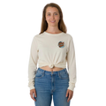 Santa Cruz Wave Dot Longsleeve T-Shirt  Womens Cream