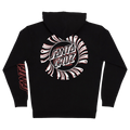 Santa Cruz Beginning Dot Black Hooded Zip Up