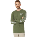 Salty Crew Bruce Long Sleeve Tee Forest Heather Men's