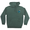 Santa Cruz Wave Dot P/O Hooded Heavyweight Sweatshirt Mens Alpine Green
