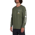 Salty Crew Tailed Standard Long Sleeve T-Shirt  Forest Green Men's