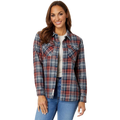 Salty Crew Long Haul Flannel Women's Spice