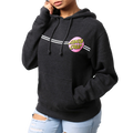 Santa Cruz Other Dot Hoodie Women's Charcoal/ Pink