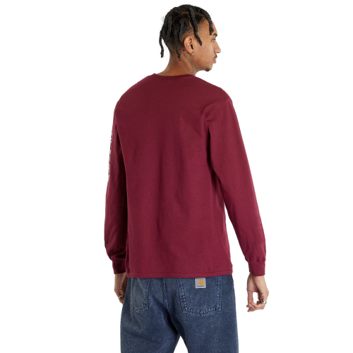 Thrasher Barbed Wire L/S Tee Burgundy