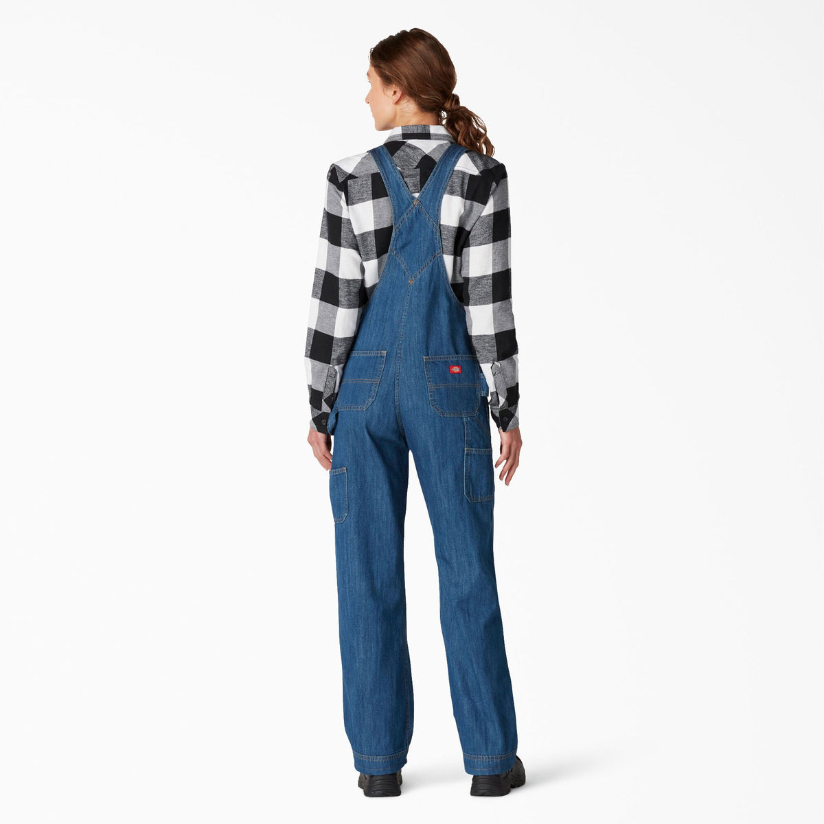 Dickies Relaxed Fit Bib Overalls Stonewashed
