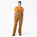 Dickies Relaxed Fit Bib Overalls Duck Brown