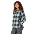 Dickies Flannel Hooded Shirt Jacket Women Alloy Campside