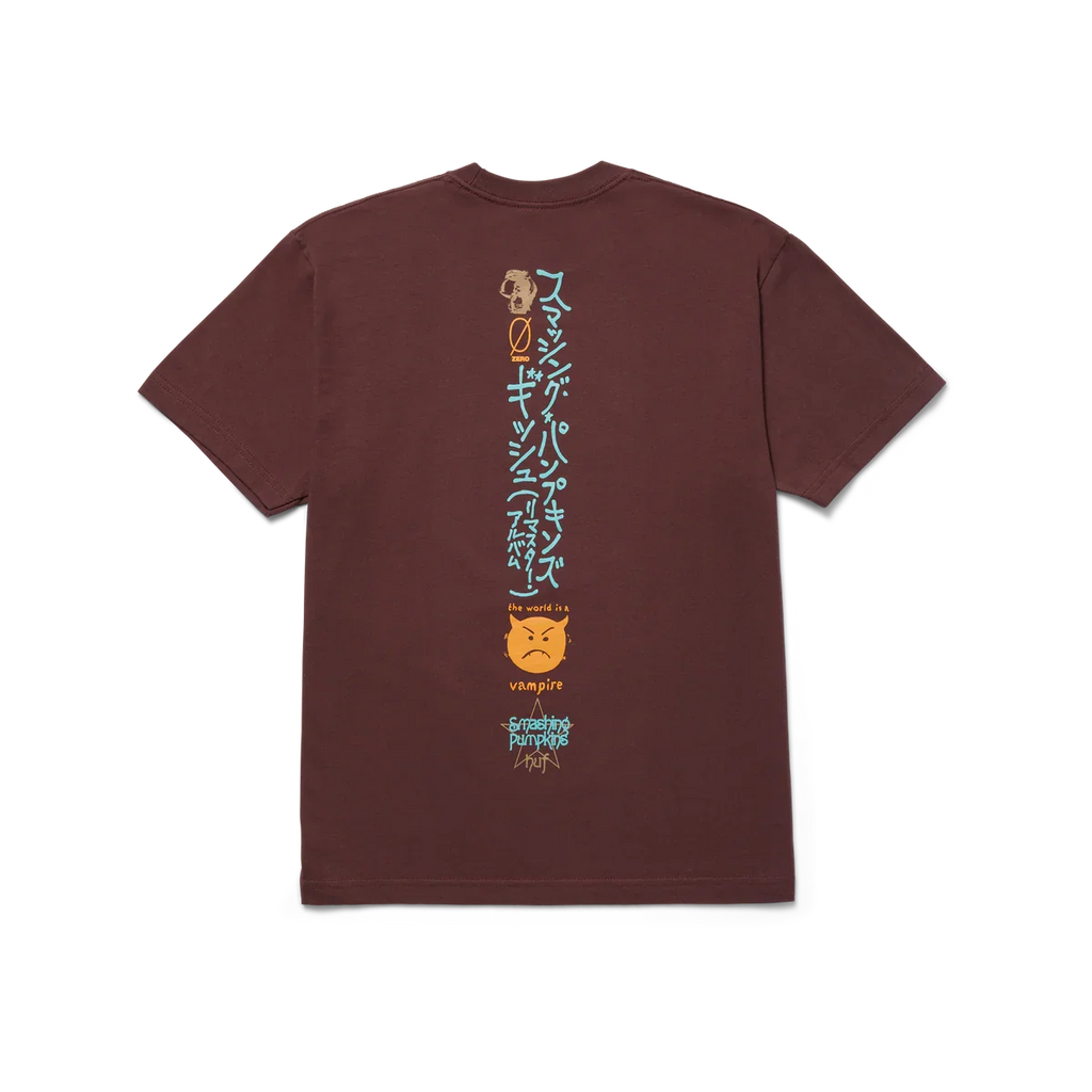 HUF x Smashing Pumpkins Gish Reissue T-Shirt Wine