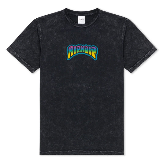Ripndip Psychedelic Garden T-Shirt Black Mineral Wash