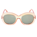Happy Hour Bikini Beach Sunglasses Clear Peach