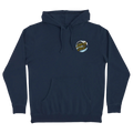 SANTA CRUZ WAVE DOT P/O HOODED HEAVYWEIGHT SLATE W/GOLD SWEATSHIRT