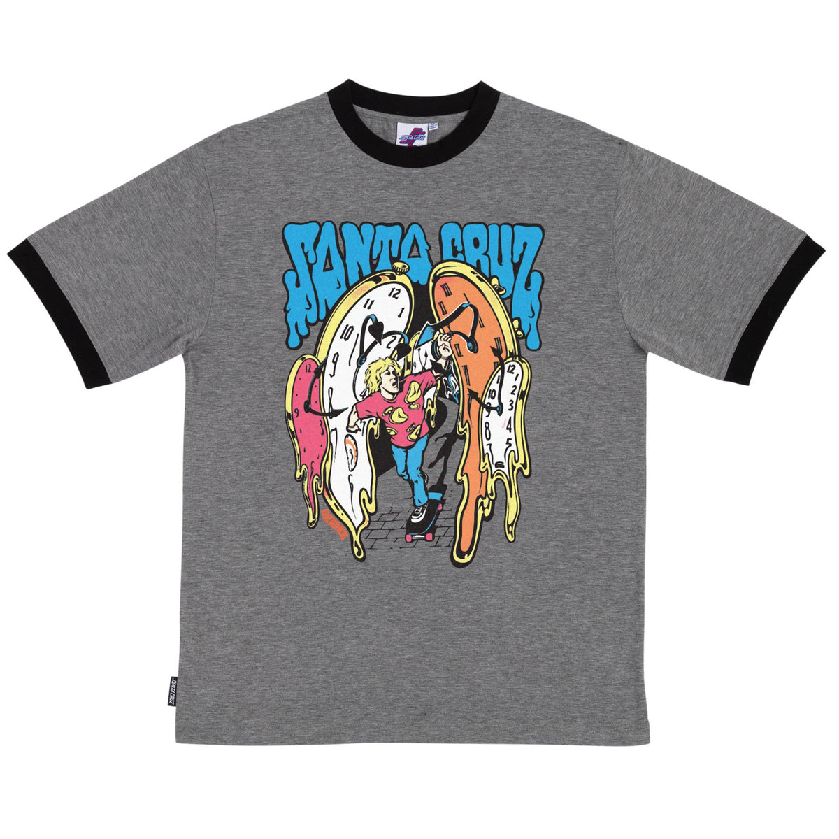 Santa Cruz Grabke Melting Clock T-Shirt