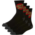 Santa Cruz Classic Dot Youth Sock Pack Black