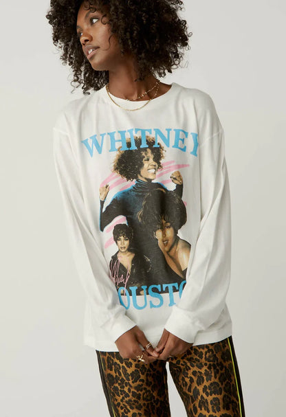 Daydreamer Whitney Houston Dance With Somebody L/S T-Shirt