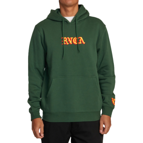 RVCA Del Toro Hoodie Mens Green