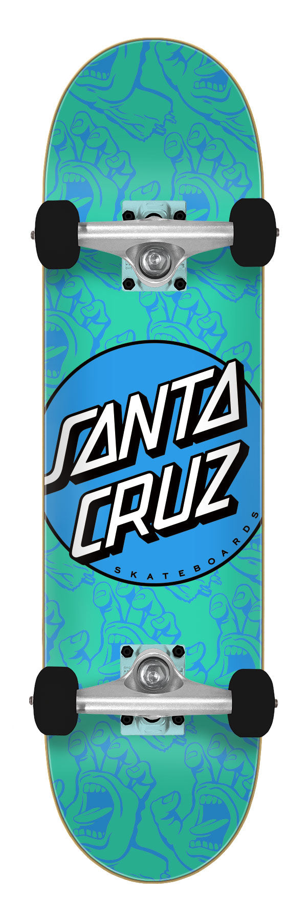 Other Dot Hands Mini 7.75in x 30.00in Santa Cruz Skateboard Complete