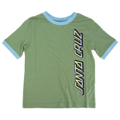 Santa Cruz Obscure Strip Ringer T-Shirt