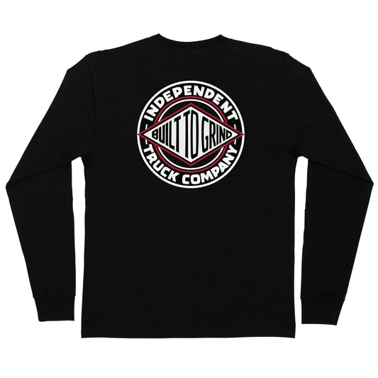 Independent BTG Summit L/S Black Tee