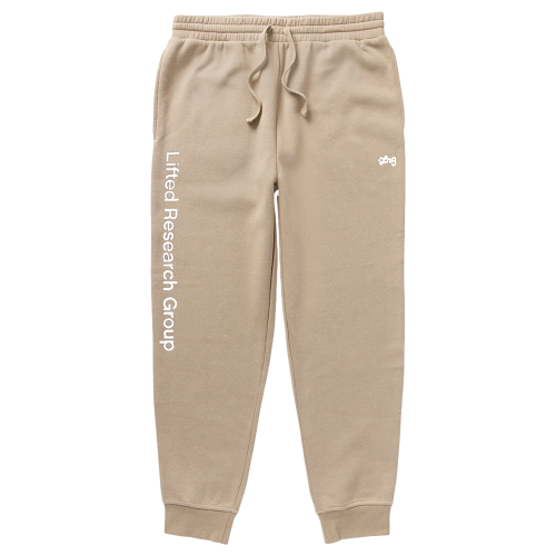 LRG Lifted Script Khaki Sweatpants